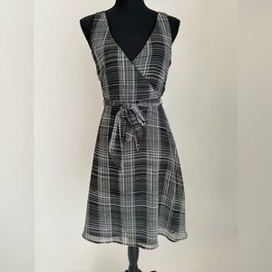 Plaid Wrap Dress